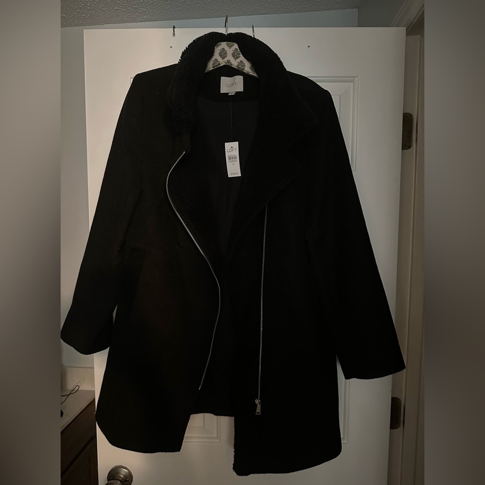 LOFT Classic Black Coat